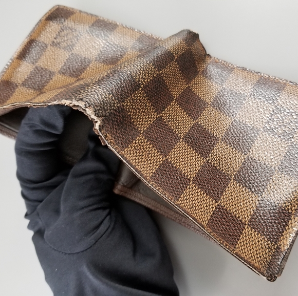 LOUIS VUITTON Multiple Men's Wallet Damier ebene Print/Spain - Picture 13 of 16